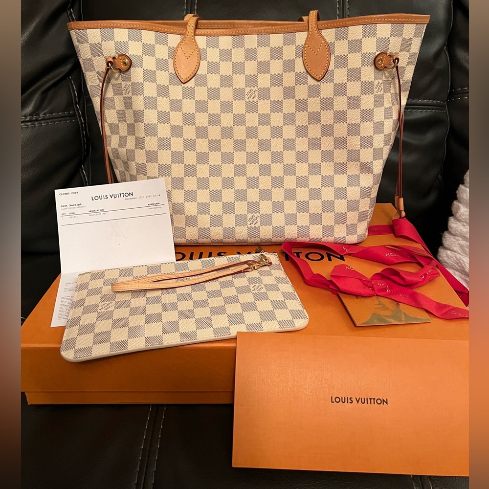 Damier Azur Neverfull MM